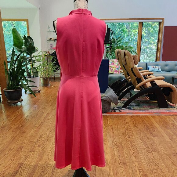 MAGGIE LONDON Ruthie Tie Neck Dress - Picture 6 of 9